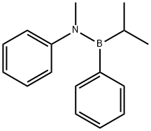 Isopropyl(N-methylanilino)phenylborane 结构式