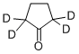 CYCLOPENTANONE-2,2,5,5-D4 Structure