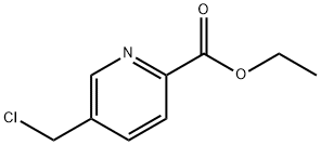 ETHYL 5-(CHLOROMETHYL)PYRIDINE-2-CARBOXYLATE 化学構造式