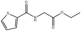 ETHYL 2-[(2-THIENYLCARBONYL)AMINO]ACETATE Struktur