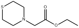 4-THIOMORPHOLINE ACETIC ACID, ETHYL ESTER Structure