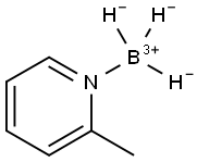 Borane-2-picoline complex Structure