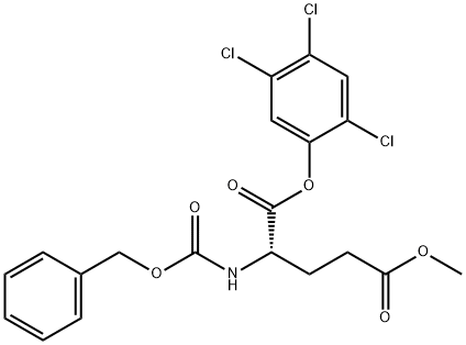 N-[(Benzyloxy)carbonyl]-L-glutamic acid 5-methyl 1-(2,4,5-trichlorophenyl) ester Structure