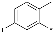 2-フルオロ-4-ヨードトルエン 化学構造式