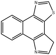 4H-Benzo[g]thiazolo[5,4-e]indole(9CI) 结构式