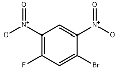 1-BROMO-5-FLUORO-2,4-DINITROBENZENE, 400-91-9, 结构式
