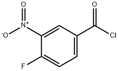 3-NITRO-4-FLUOROBENZOYL CHLORIDE Struktur