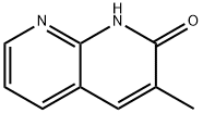 3-メチル-1,8-ナフチリジン-2(1H)-オン 化学構造式