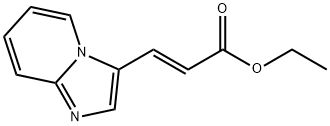 2-PROPENOIC ACID, 3-IMIDAZO[1,2-A]PYRIDIN-3-YL-, ETHYL ESTER, (2E)- 结构式