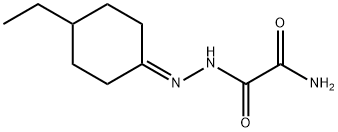 Acetic acid, aminooxo-, (4-ethylcyclohexylidene)hydrazide (9CI) Struktur