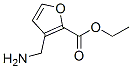 2-Furancarboxylicacid,3-(aminomethyl)-,ethylester(9CI) Struktur