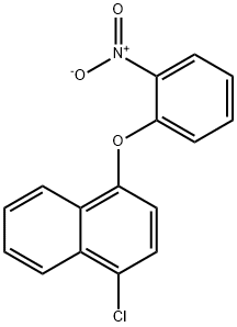 1-chloro-4-(2-nitrophenoxy)naphthalene Structure
