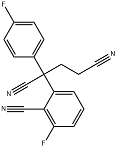 400076-78-0 2-(2-cyano-3-fluorophenyl)-2-(4-fluorophenyl)pentanedinitrile