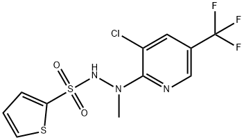 N'-[3-chloro-5-(trifluoromethyl)-2-pyridinyl]-N'-methyl-2-thiophenesulfonohydrazide|