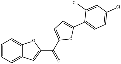 1-benzofuran-2-yl[5-(2,4-dichlorophenyl)-2-furyl]methanone Structure