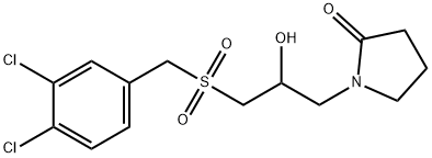 400086-36-4 1-{3-[(3,4-dichlorobenzyl)sulfonyl]-2-hydroxypropyl}-2-pyrrolidinone