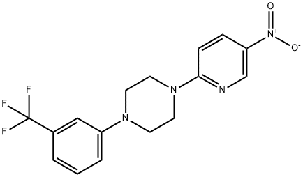 1-(5-nitro-2-pyridinyl)-4-[3-(trifluoromethyl)phenyl]piperazine,400088-85-9,结构式
