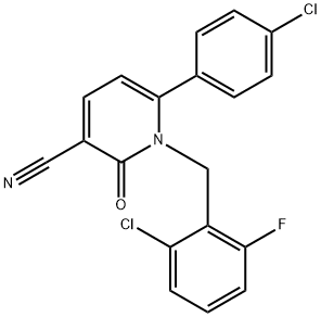 1-(2-chloro-6-fluorobenzyl)-6-(4-chlorophenyl)-2-oxo-1,2-dihydro-3-pyridinecarbonitrile|