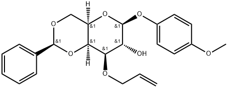 4-METHOXYPHENYL 3-O-ALLYL-4,6-O-BENZYLIDENE-BETA-D-GALACTOPYRANOSIDE|4-甲氧苯基-3-O-烯丙基-4,6-O-苯亚甲基-Β-D-吡喃半乳糖苷