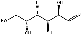 4-FLUORO-4-DEOXY-D-GALACTOPYRANOSE Structure