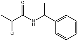2-CHLORO-N-(1-PHENYLETHYL)PROPANAMIDE,40023-41-4,结构式