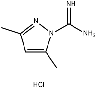 3,5-二甲基-1H-吡唑-1-甲脒 盐酸盐,40027-64-3,结构式