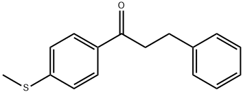 3-フェニル-4'-チオメチルプロピオフェノン 化学構造式