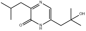 6-(2-Hydroxy-2-methylpropyl)-3-(2-methylpropyl)-2(1H)-pyrazinone Structure
