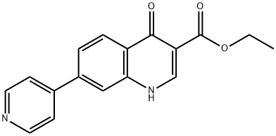 40034-41-1 ethyl 1,4-dihydro-4-oxo-7-(4-pyridyl)quinoline-3-carboxylate