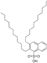 didodecylnaphthalenesulphonic acid,40038-00-4,结构式