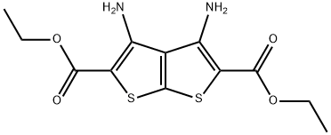 3,4-DIAMINO-THIENO[2,3-B]THIOPHENE-2,5-DICARBOXYLIC ACID DIETHYL ESTER Struktur