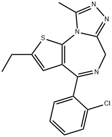 エチゾラム 化学構造式