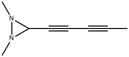 Diaziridine, 1,2-dimethyl-3-(1,3-pentadiynyl)- (9CI)|