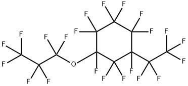 パーフルオロ(1-エチル-3-プロポキシシクロヘキサン) 化学構造式