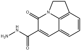 4H-Pyrrolo[3,2,1-ij]quinoline-5-carboxylicacid,1,2-dihydro-4-oxo-,hydrazide(9CI),400631-33-6,结构式