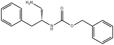 [(R)-1-(氨甲基)-2-苯基乙基]-甲酸苄酯 结构式