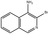 4-アミノ-3-ブロモイソキノリン 化学構造式
