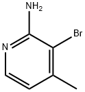 2-AMINO-3-BROMO-4-METHYLPYRIDINE 化学構造式
