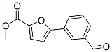 3-(5-(Methoxycarbonyl)furan-2-yl)benzaldehyde Structure