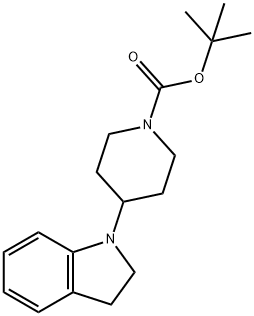 tert-butyl 4-(indolin-1-yl)piperidine-1-carboxylate|tert-butyl 4-(indolin-1-yl)piperidine-1-carboxylate