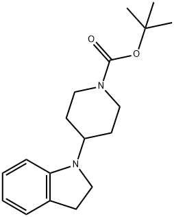 tert-butyl 4-(indolin-1-yl)piperidine-1-carboxylate