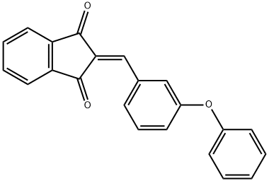 2-[(3-phenoxyphenyl)methylene]-1H-indene-1,3(2H)-dione|