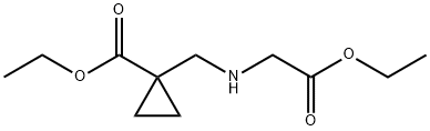 ethyl 1-((2-ethoxy-2-oxoethylaMino)Methyl)cyclopropanecarboxylate Structure
