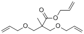 2,2-BIS-(ALLYLOXYMETHYL)PROPIONIC ACID ALLYL ESTER 化学構造式