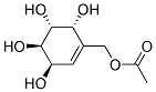5-Cyclohexene-1,2,3,4-tetrol, 5-[(acetyloxy)methyl]-, (1R,2R,3R,4R)- (9CI) Structure