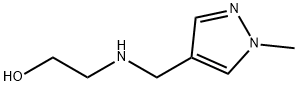 2-{[(1-メチル-1H-ピラゾール-4-イル)メチル]アミノ}エタノール DIHYDROCHLORIDE 化学構造式
