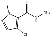 1H-Pyrazole-5-carboxylicacid,4-chloro-1-methyl-,hydrazide(9CI) Struktur