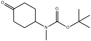 4-(N-BOC-N-甲氨基)环己酮, 400899-84-5, 结构式