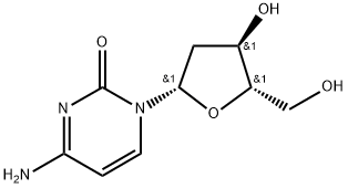2'-脱氧-L-胞苷,40093-94-5,结构式