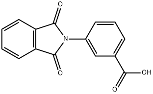 3-(1,3-二氧代-1,3-二氢异吲哚-2-基)-苯甲酸, 40101-51-7, 结构式